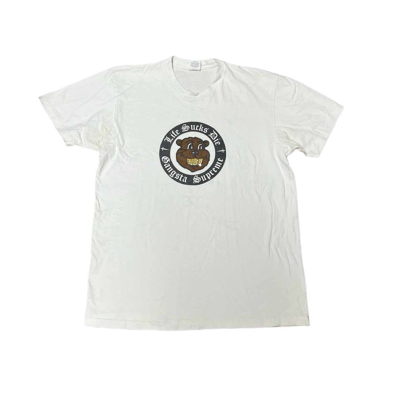 Supreme FW18 Life Sucks Die White Tshirt