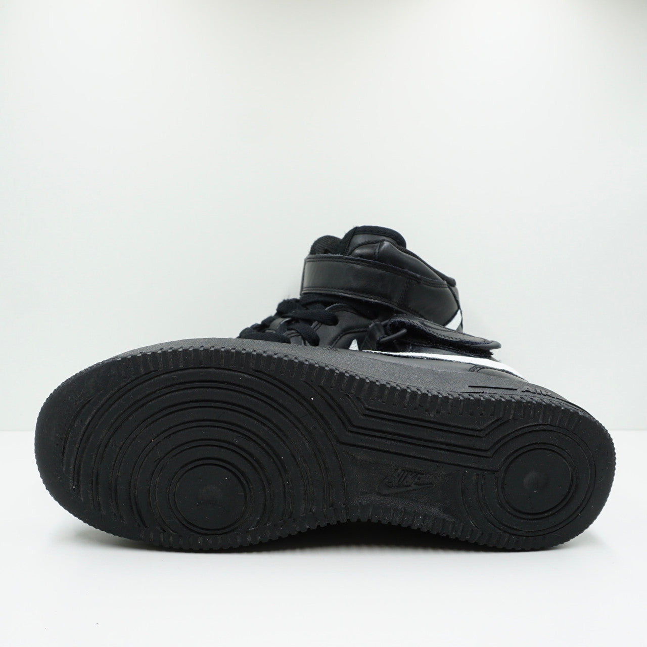 Nike Air Force 1 Mid Black (Painted Swoosh)