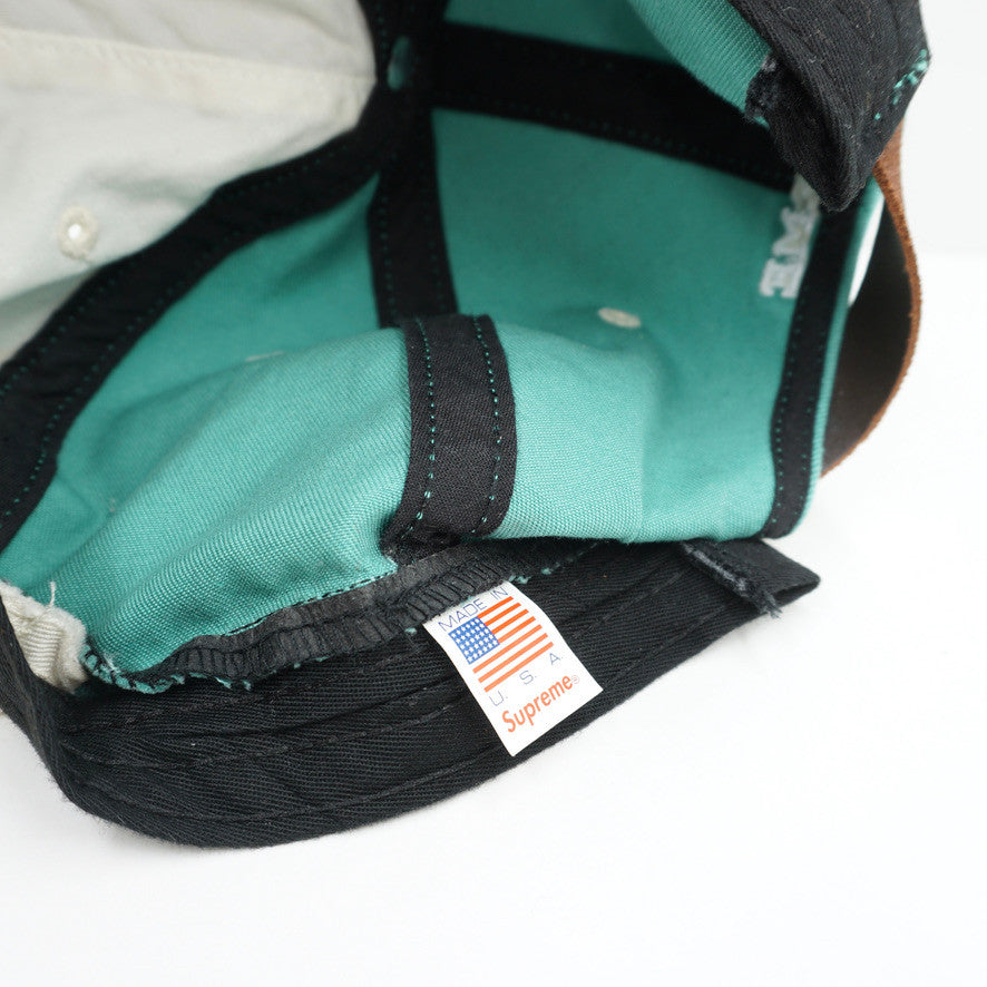 Supreme SS16 2 Tone Washed S Logo 6 Panel Light Green