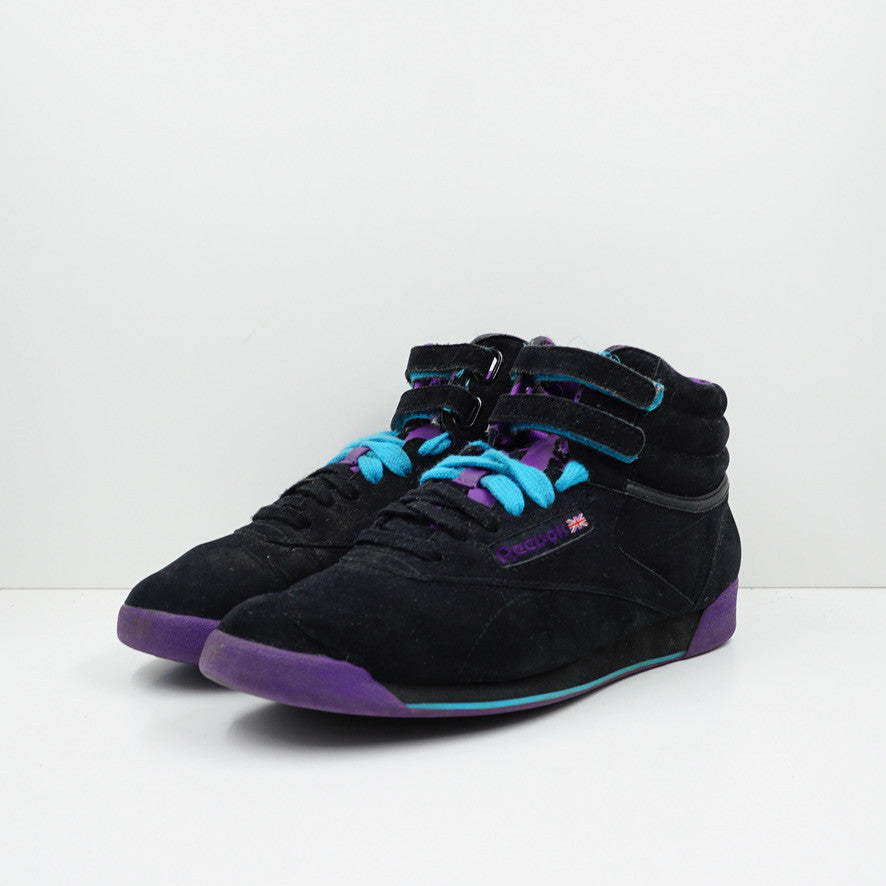 Reebok Freestyle High Black/Purple (W)