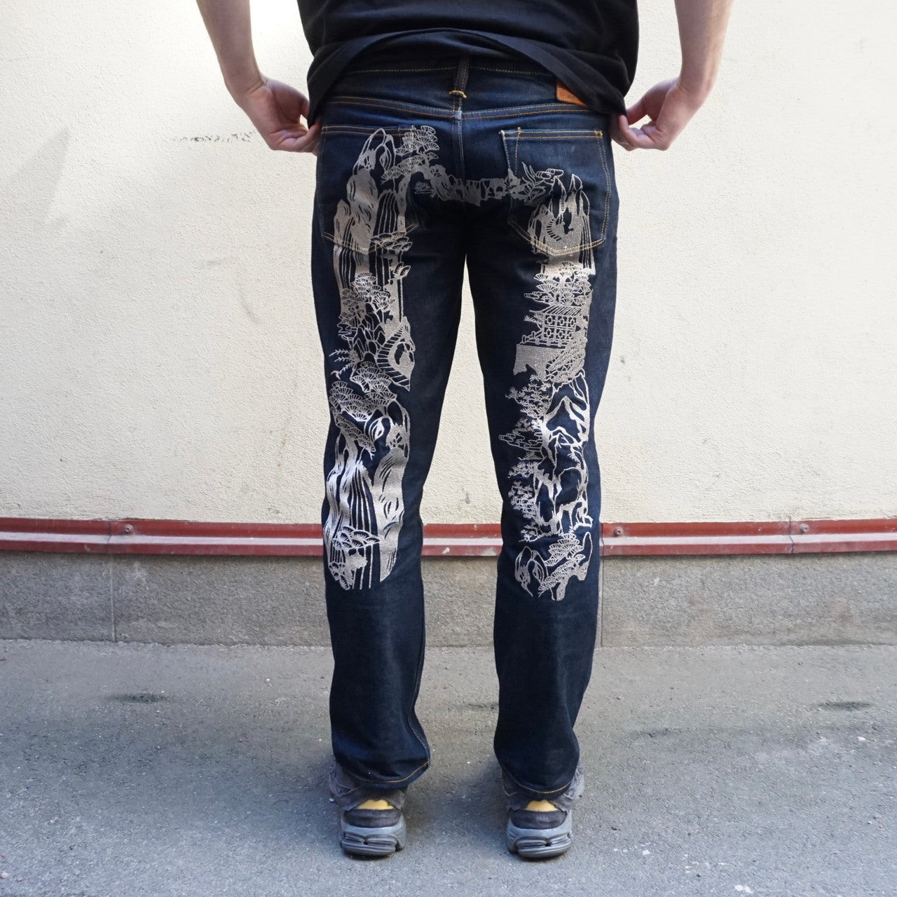 Evisu Silver Stitch Back Jeans