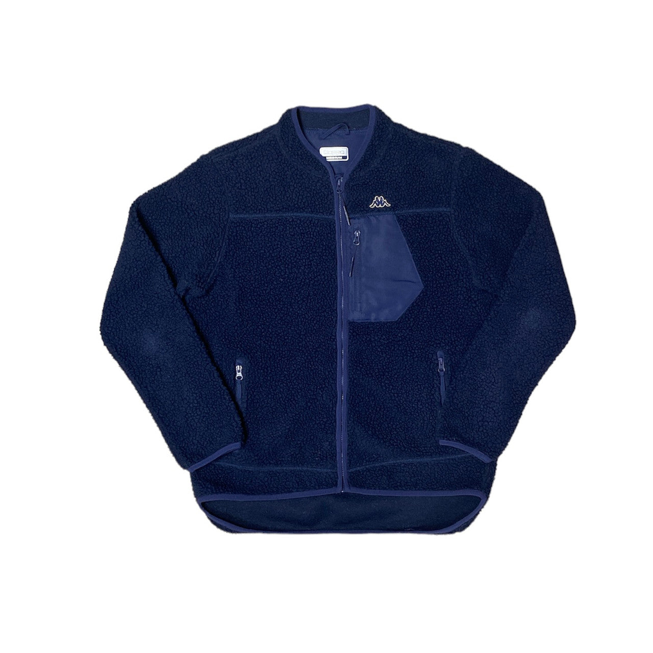 Kappa Mackenzie Navy Pile Jacket