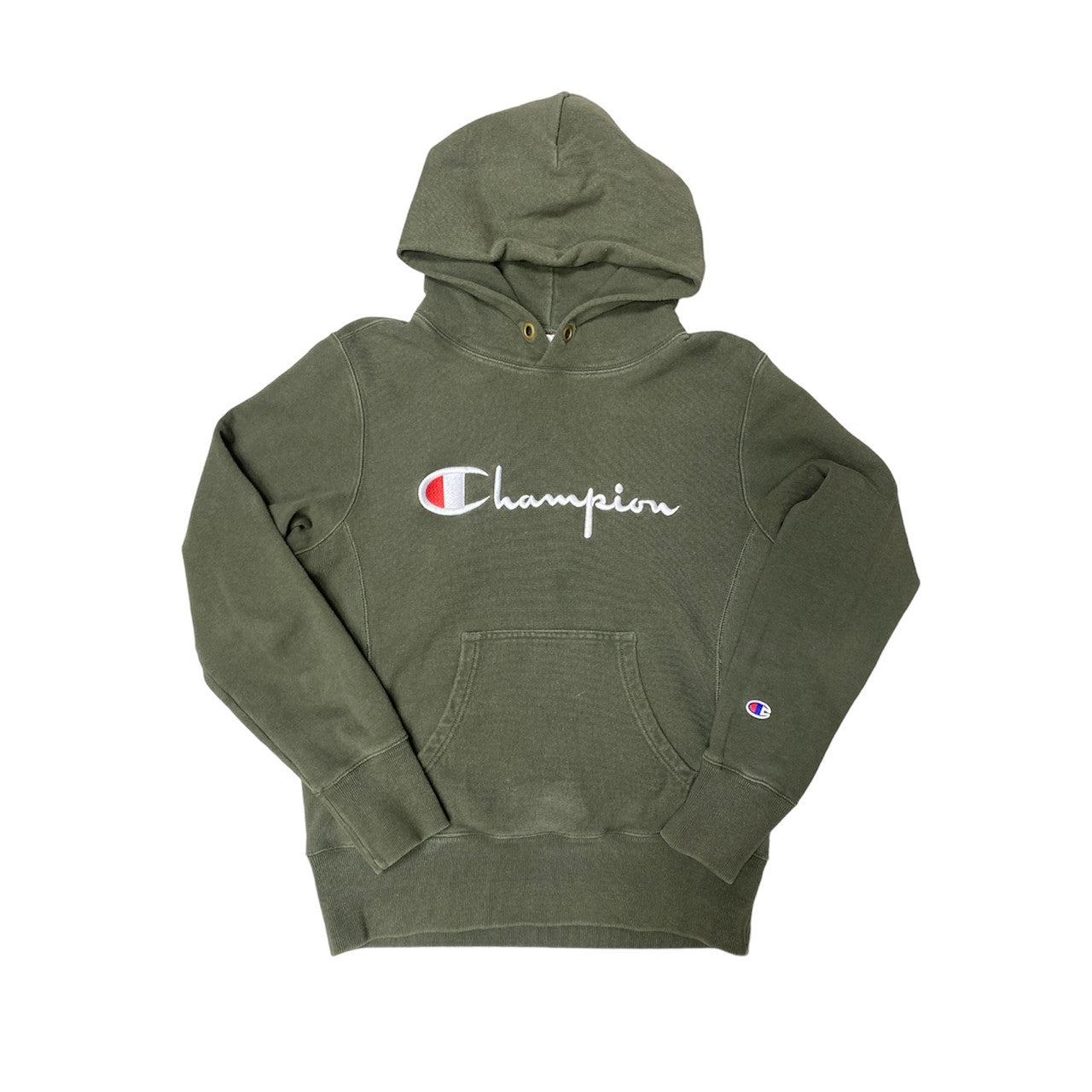 Champion Reverse Weave Green Hoodie