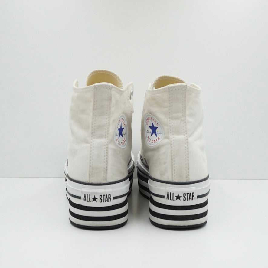 Converse CT White Black Stripe Platform