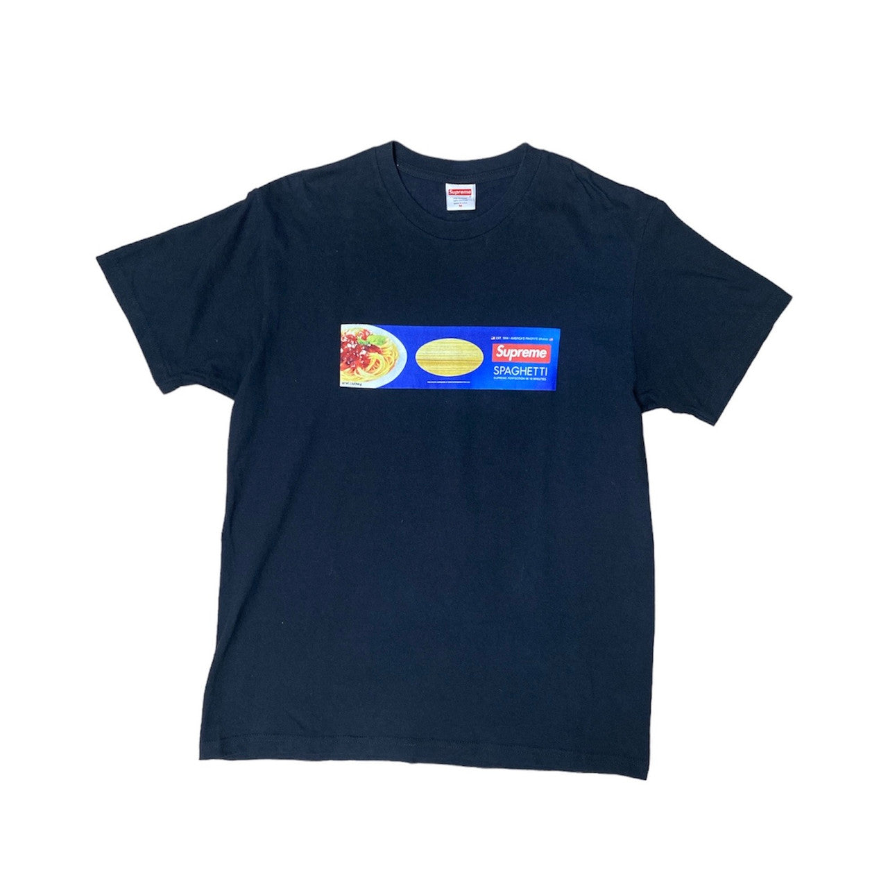 Supreme FW21 Spaghetti Black Tshirt
