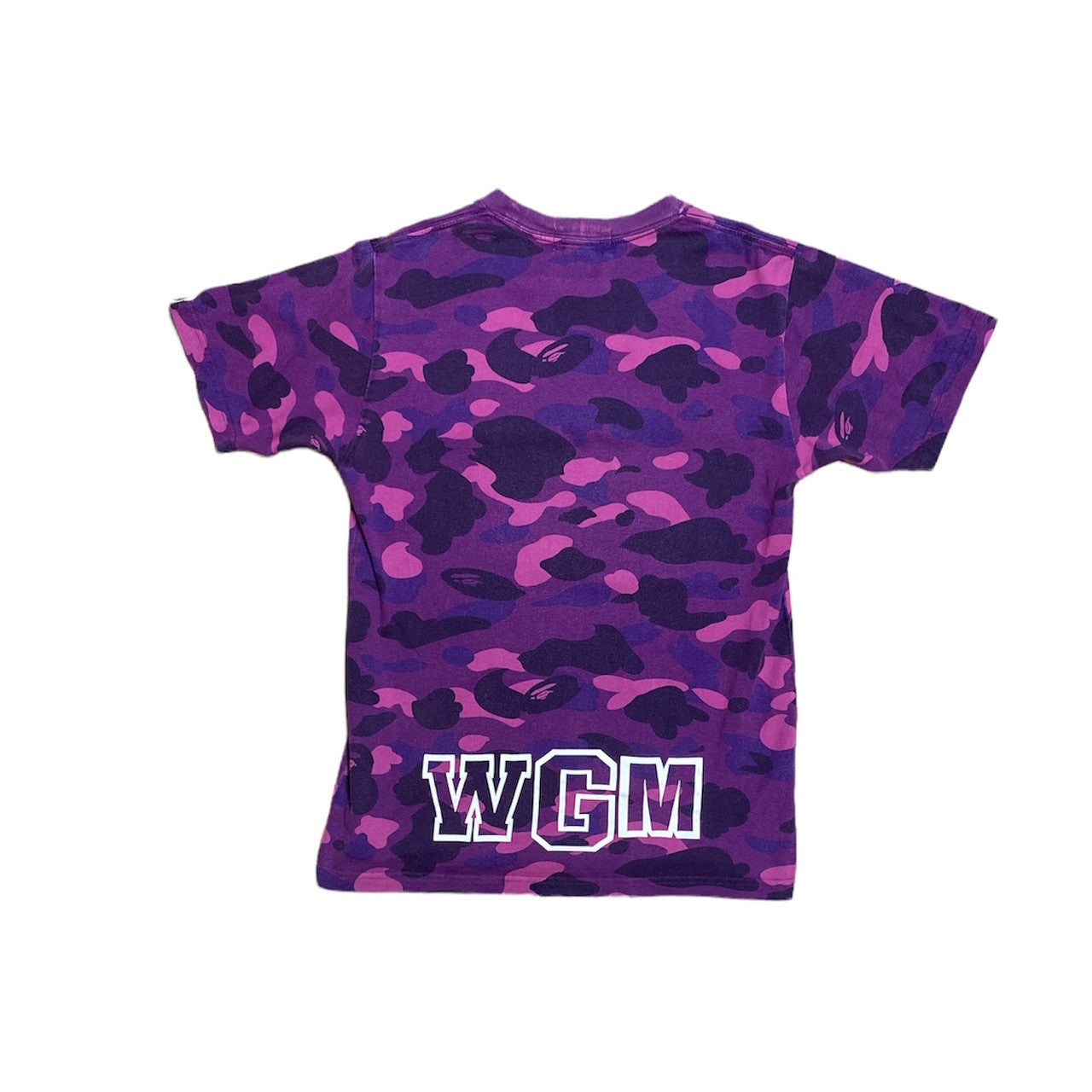 Bape Shark Face Purple Camp Tshirt