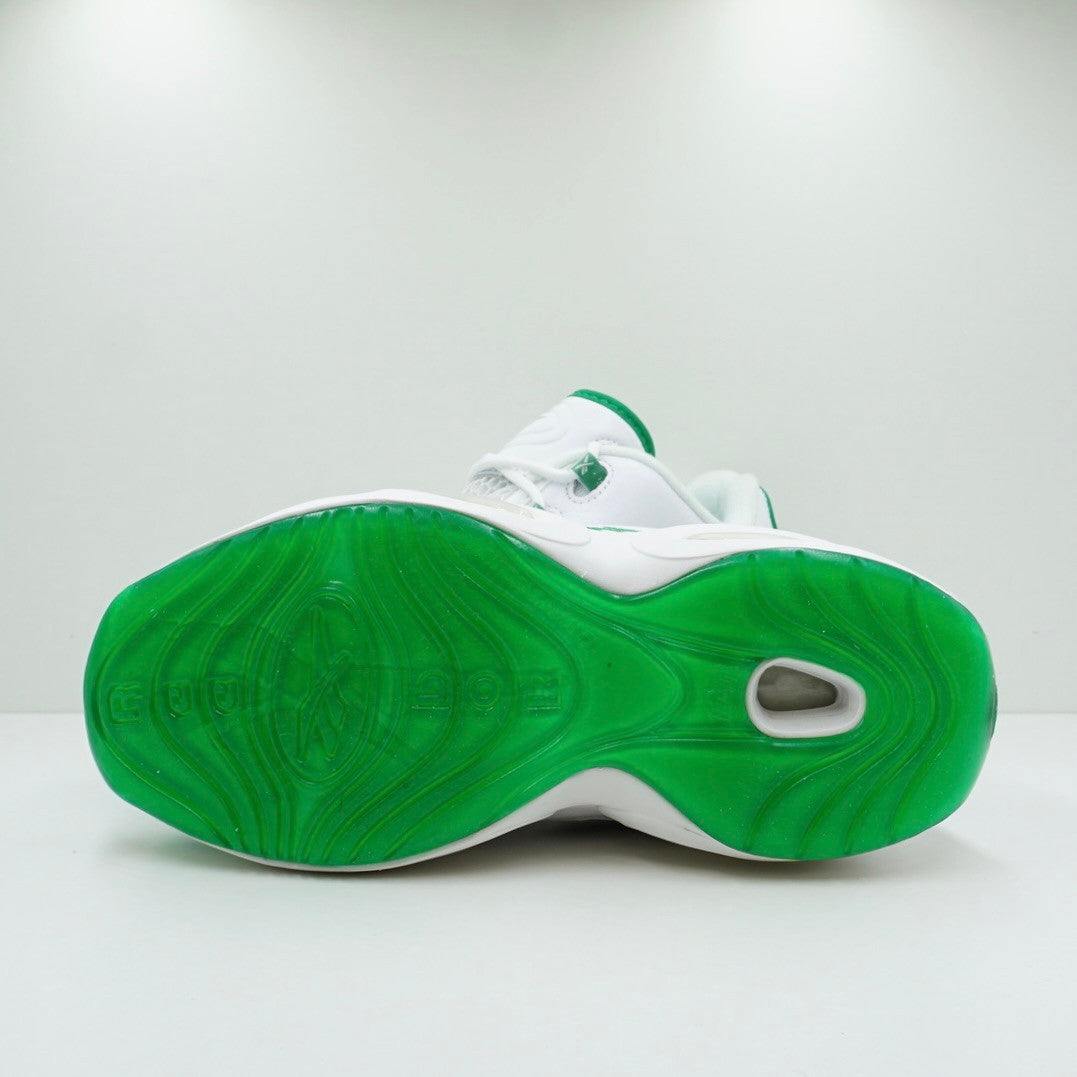 Reebok Question Low Green Toe