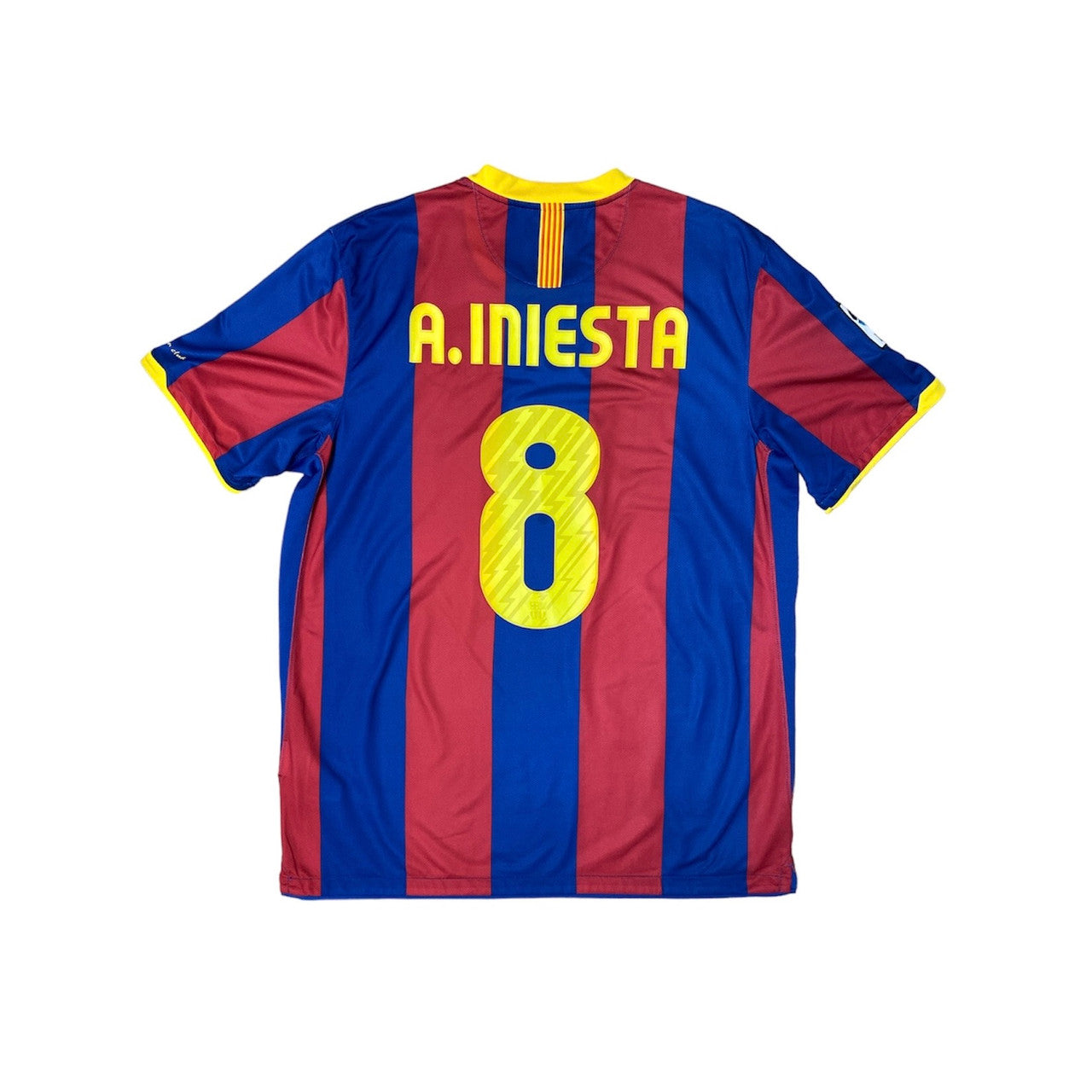 Nike FC Barcelona Andrés Iniesta 2010-11 Home Jersey