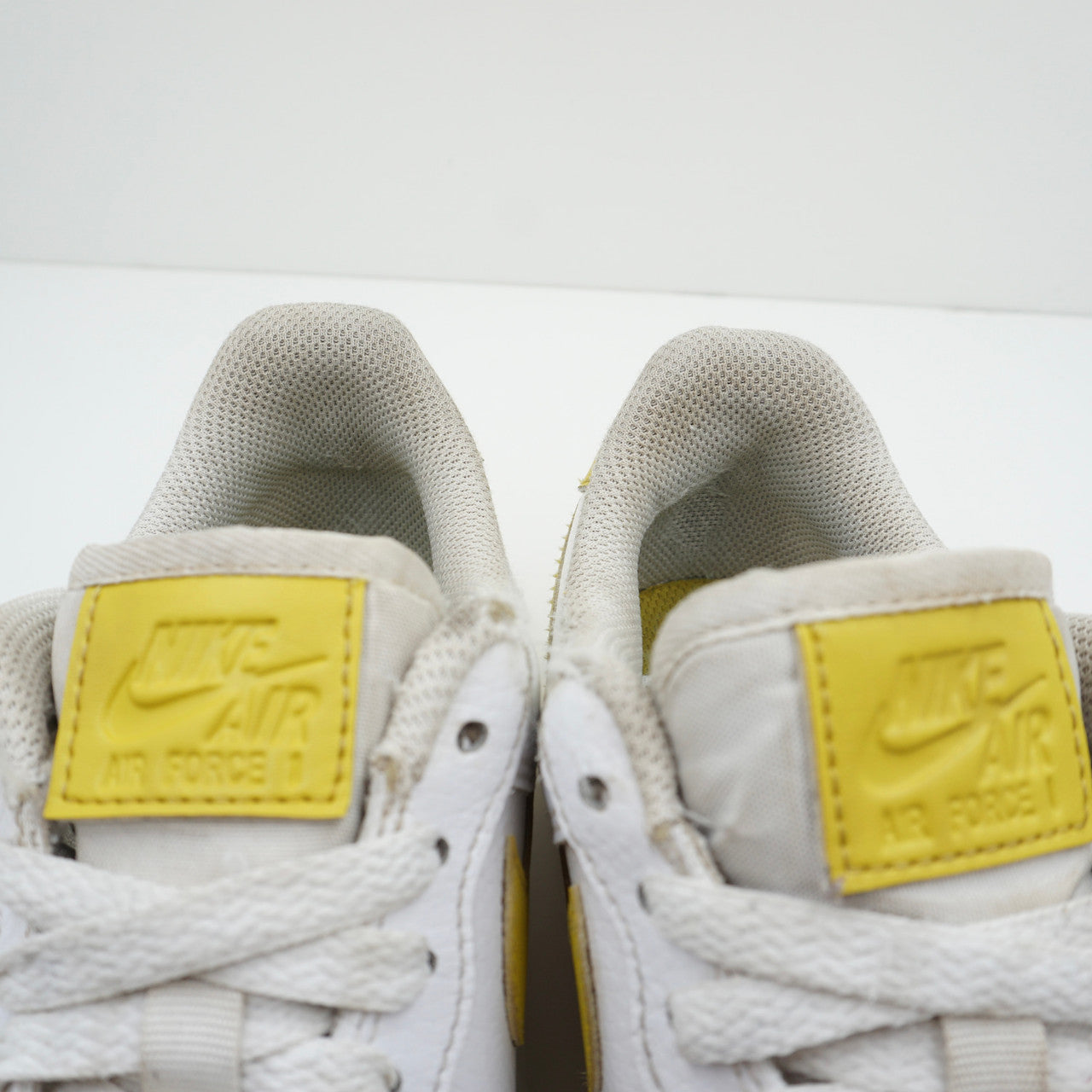 Nike Air Force 1 Low Patent White Bright Citron (W)