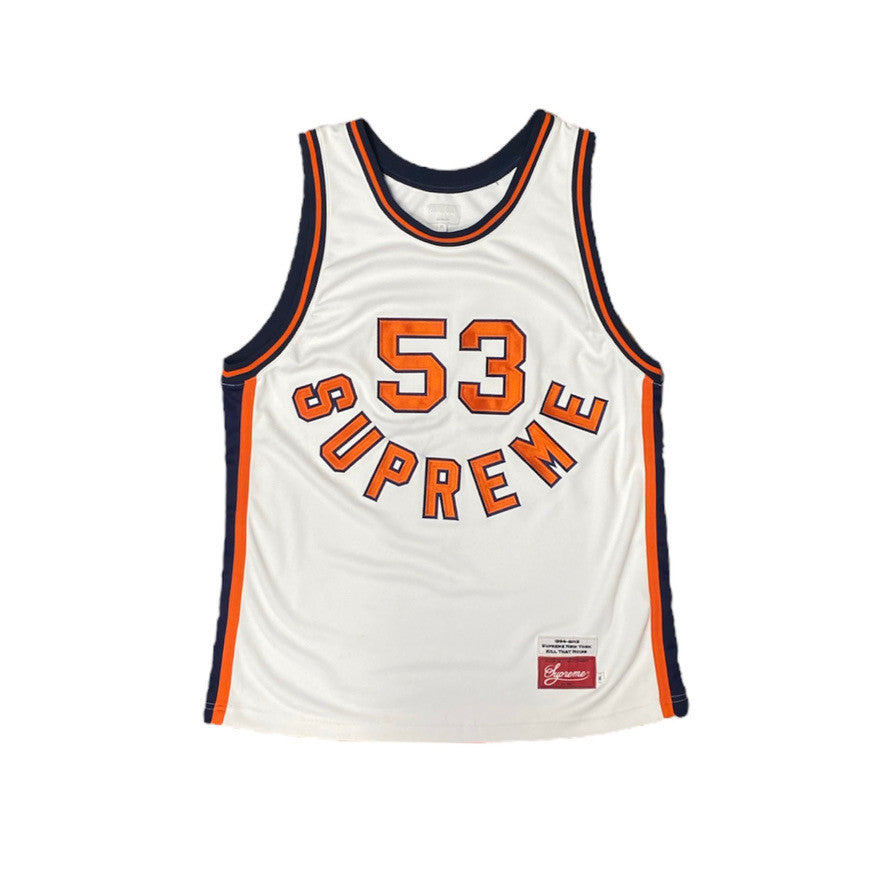 Supreme FW15 Gauchos Basketball Jersey White