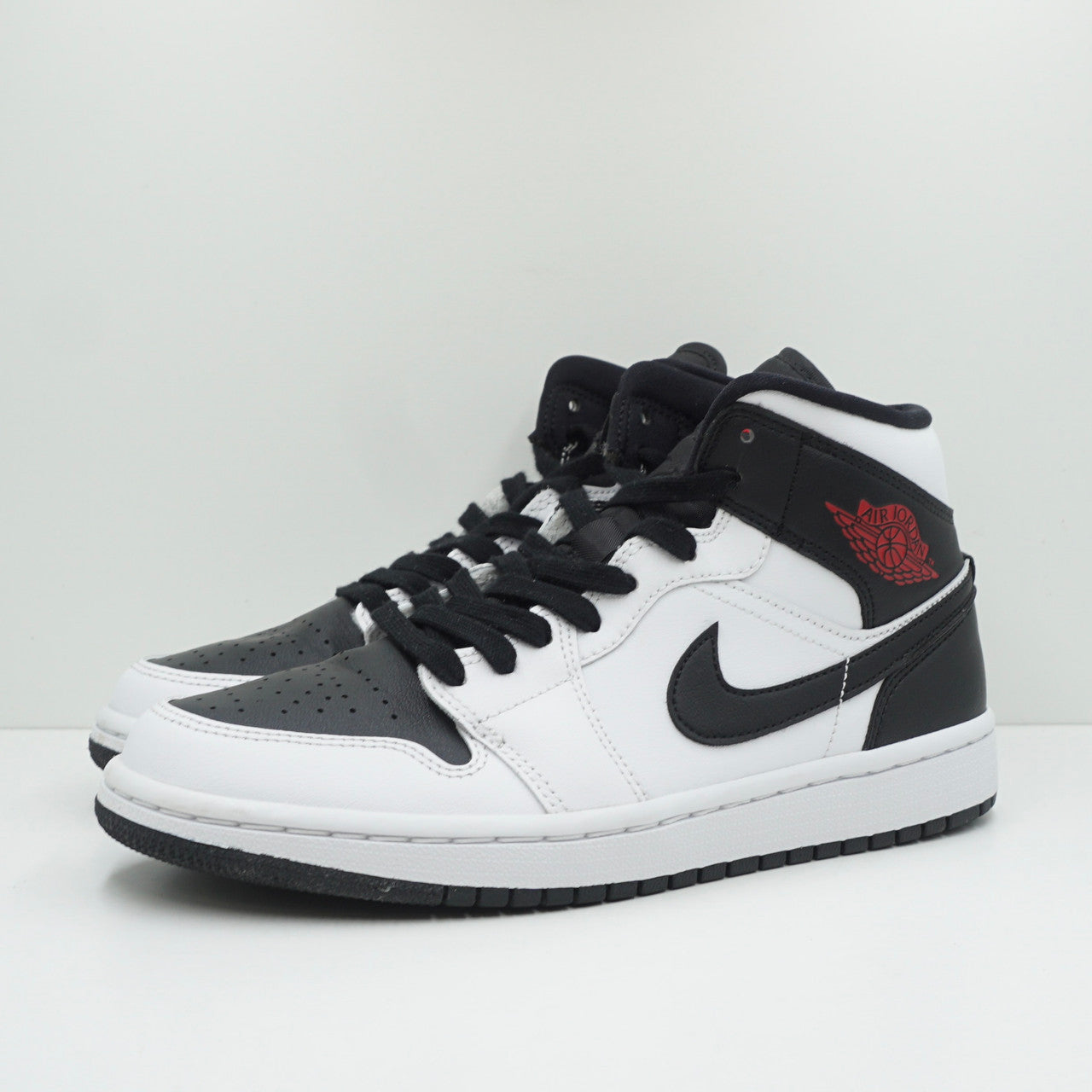 HOT Nike Air Jordan Mid Black Gym Red Panda Retro Gym Red