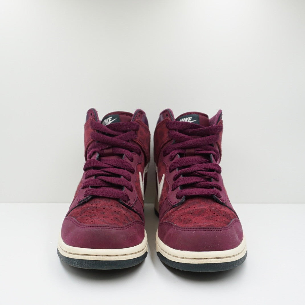Nike Dunk High Bordeaux Leopard (W)