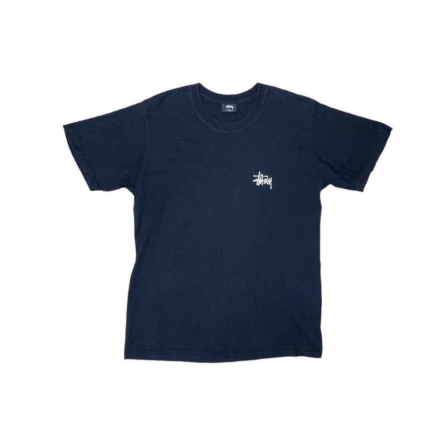 Stussy Signiture Logo Black Tshirt
