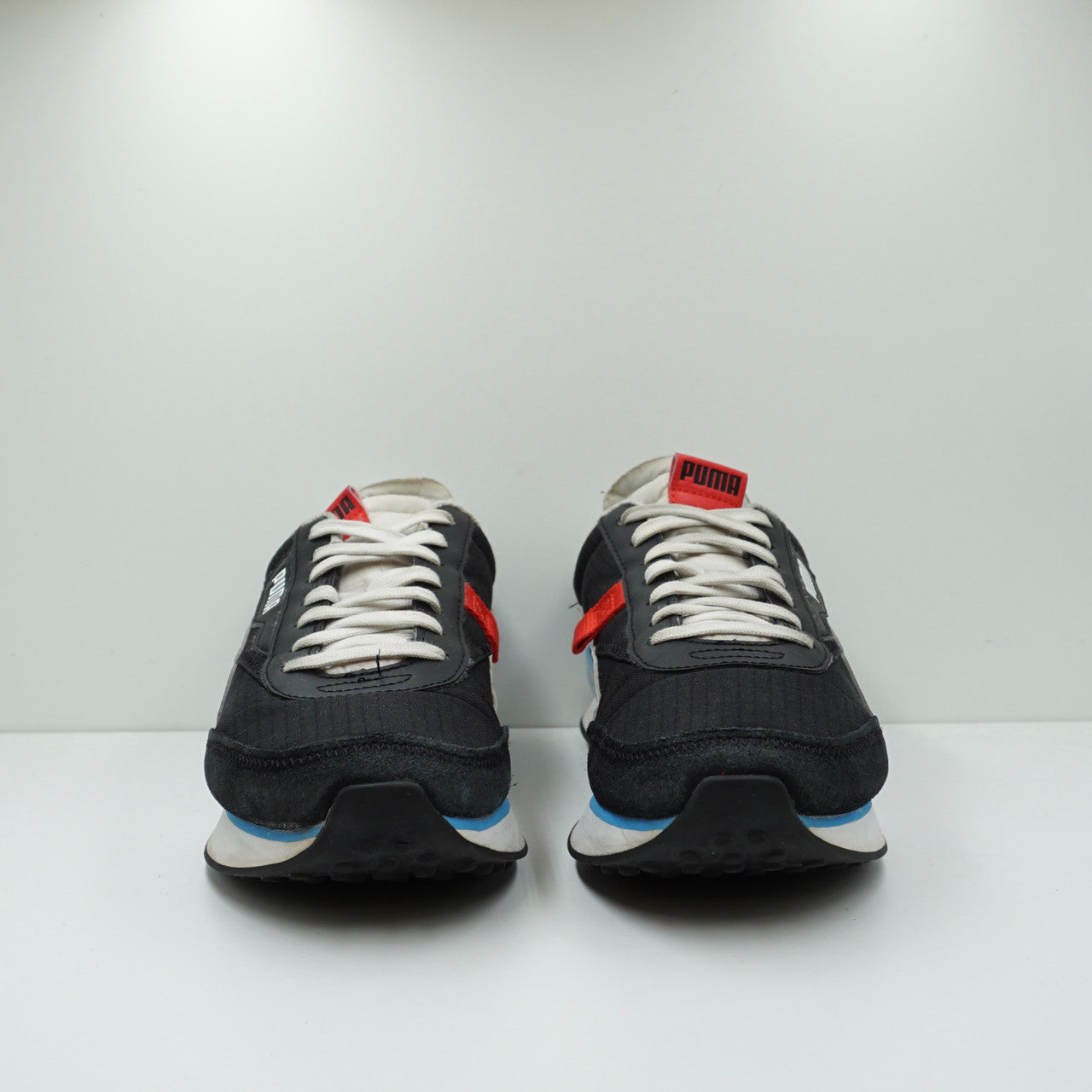 Puma Future Rider Play On Black Red Blue