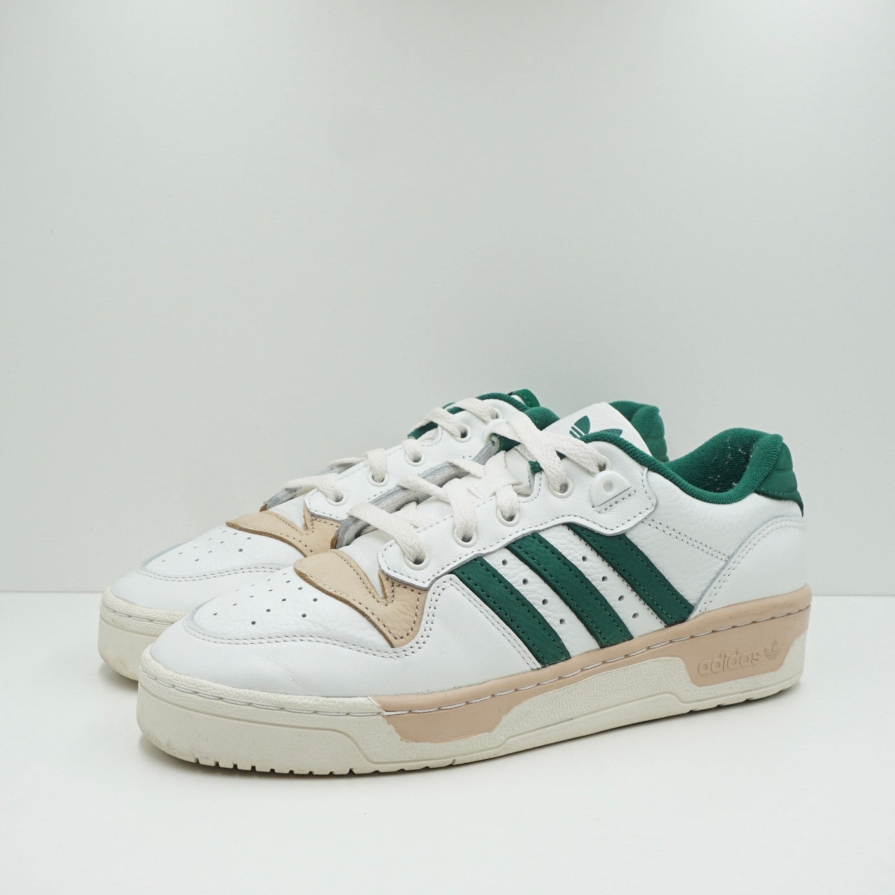 Adidas Rivalry Low Core White Dark Green
