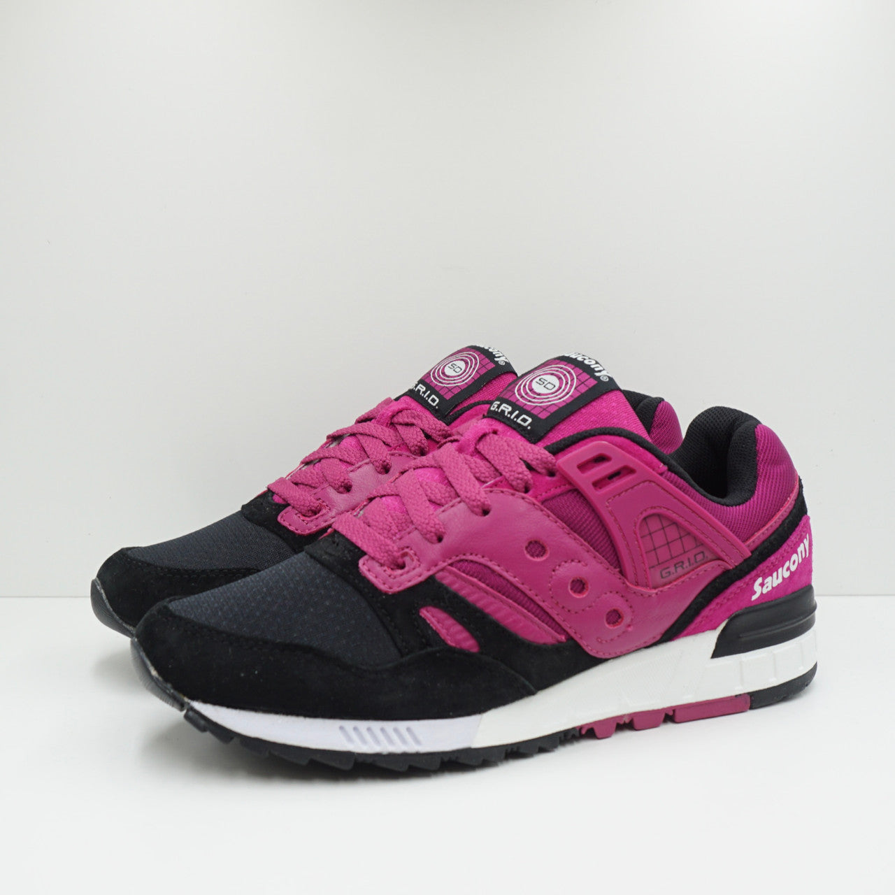 Saucony Grid Sd Premium Shoes Berry/Black Sample