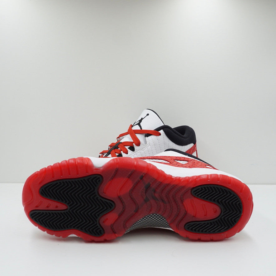 Jordan 11 Retro Low IE White Gym Red (GS)