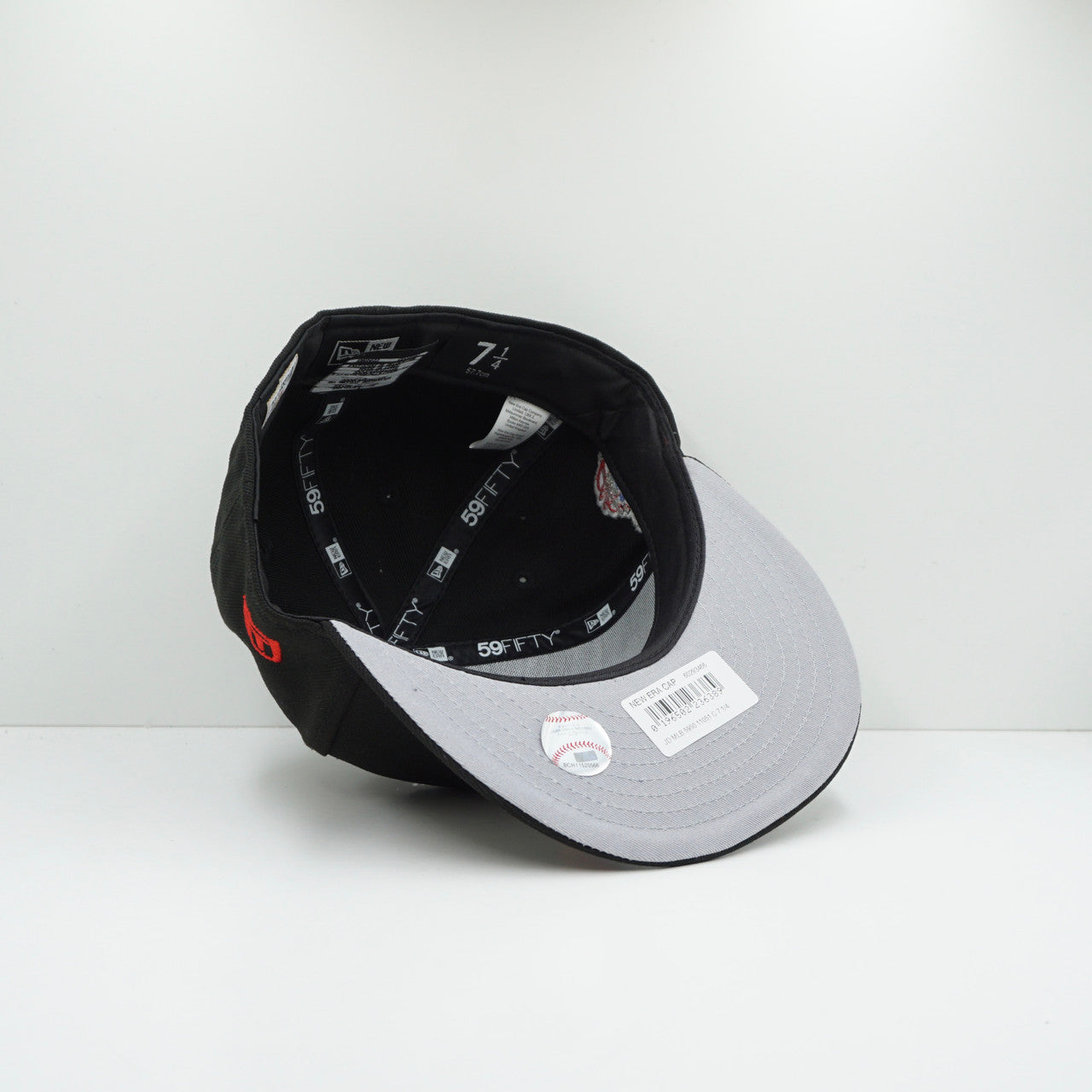 New Era White Sox Black Red Just Don Fitted Cap