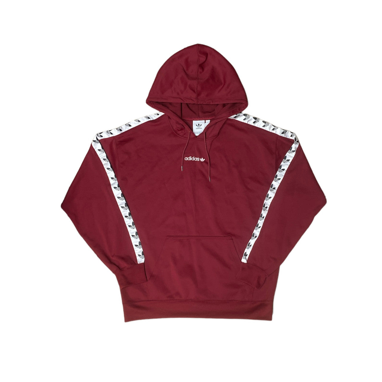 Adidas Tape Sleeve Red Hoodie