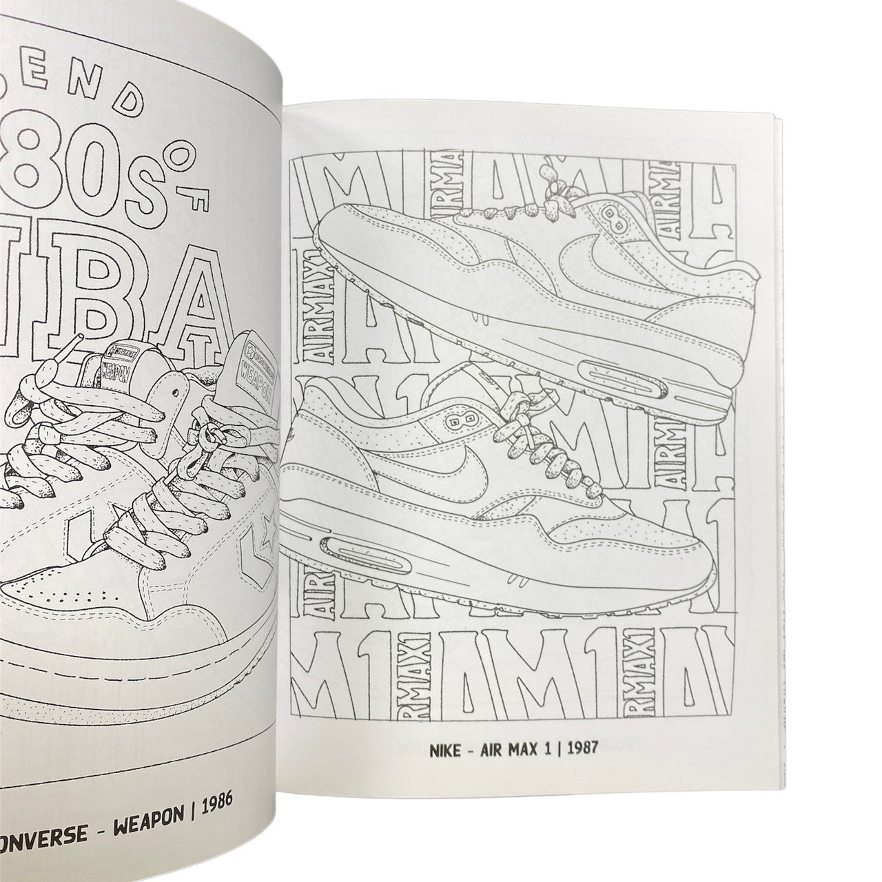 Sneaker Coloring Book