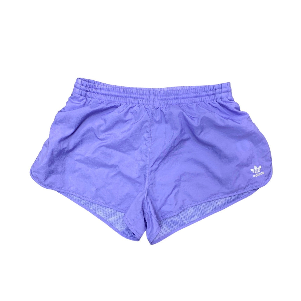 Adidas 3 Stripes Purple Running Shorts