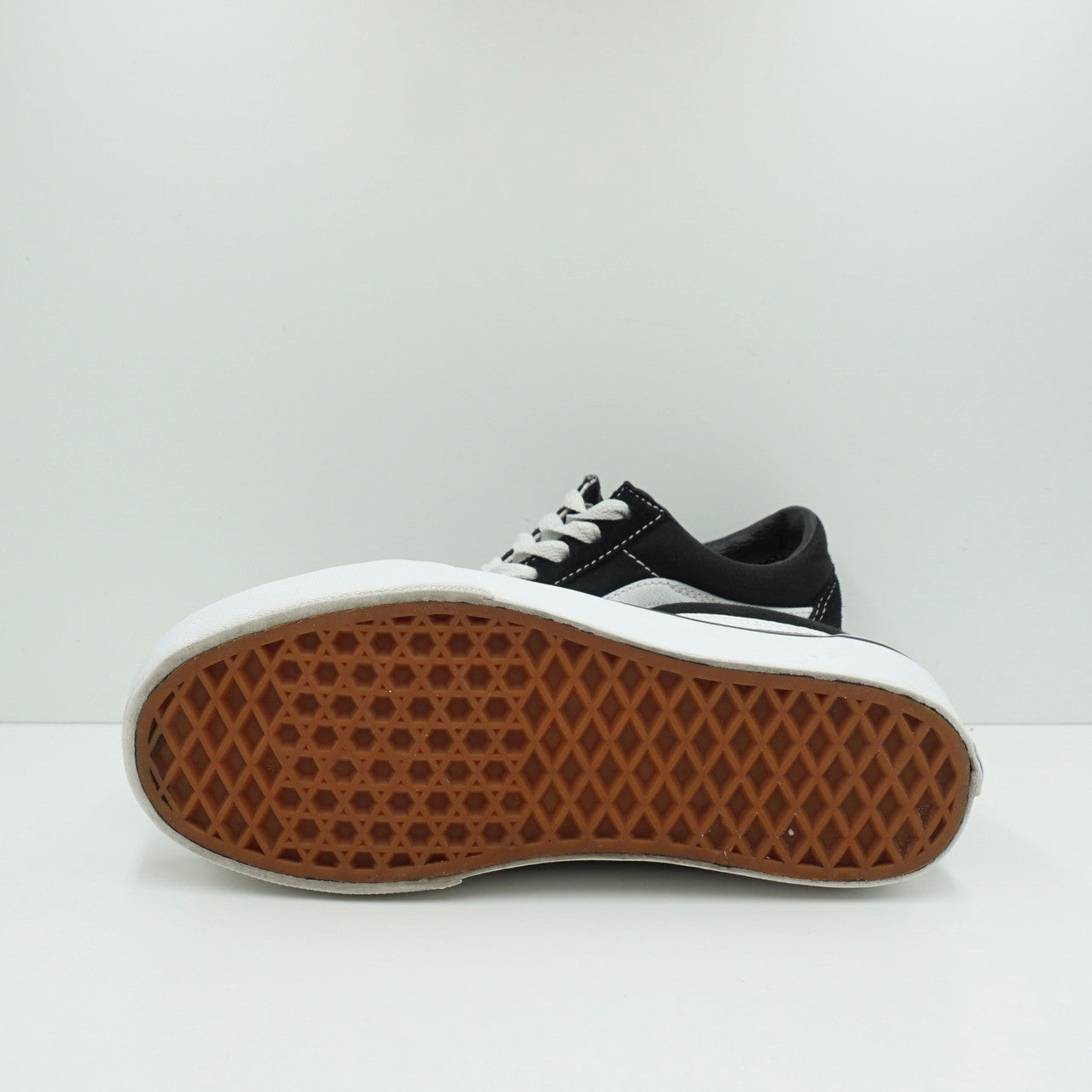 Vans Old Skool Platform Black White