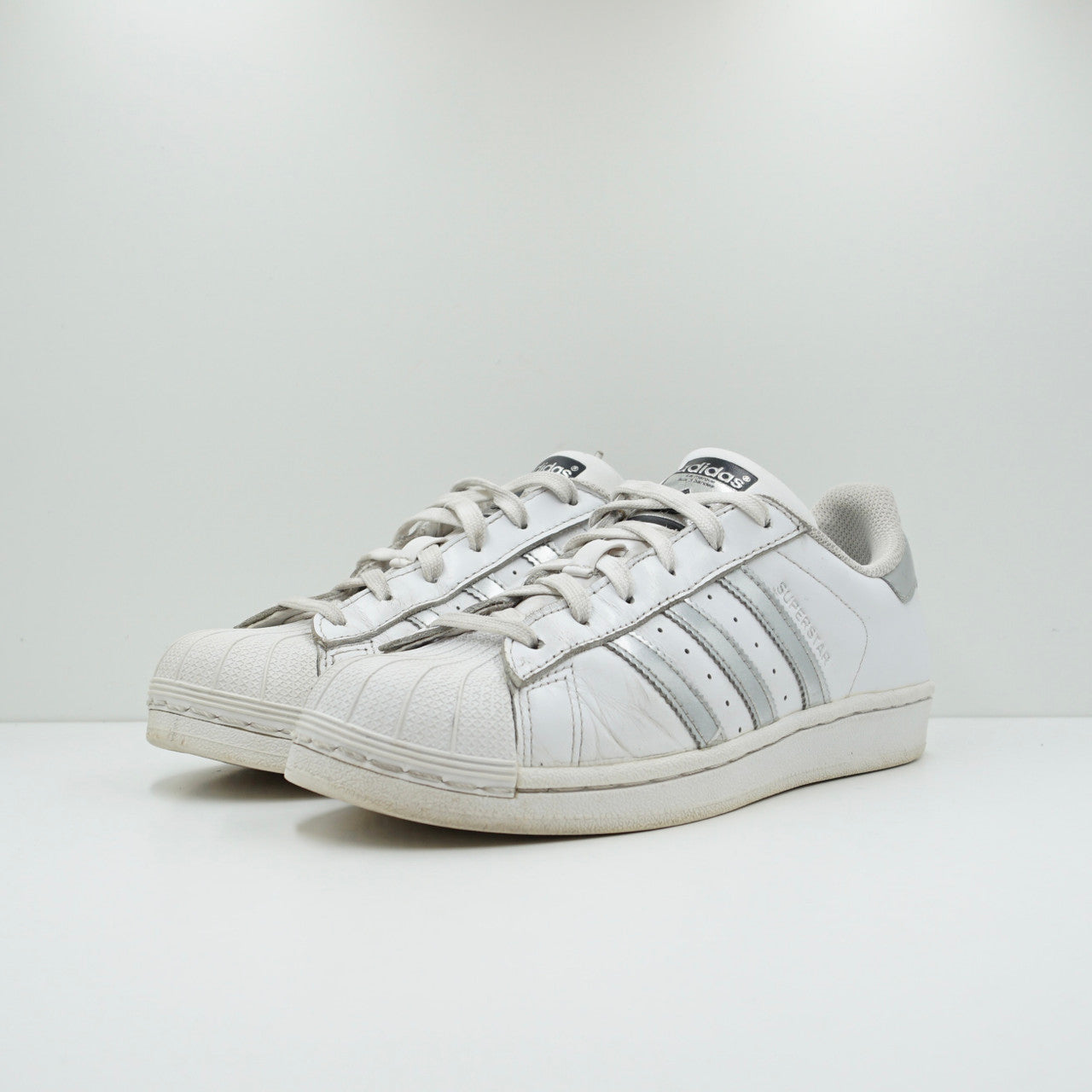 Adidas Superstar White Silver