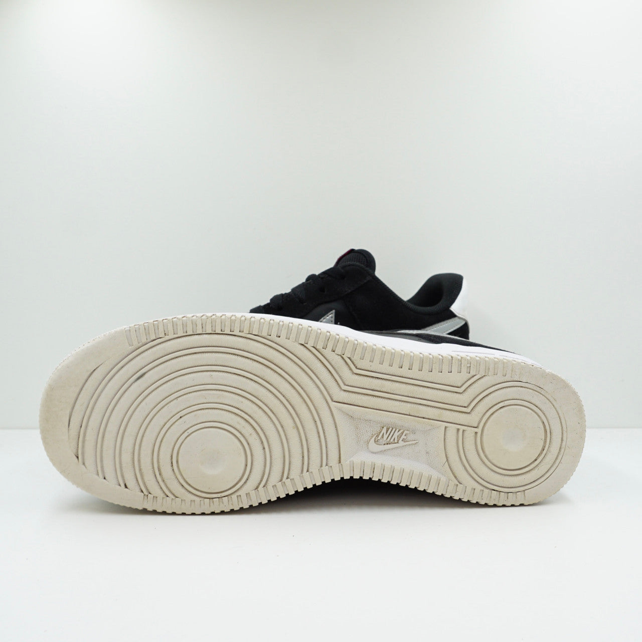 Nike Air Force 1 Low Black Pink Blast Metallic Silver (W)