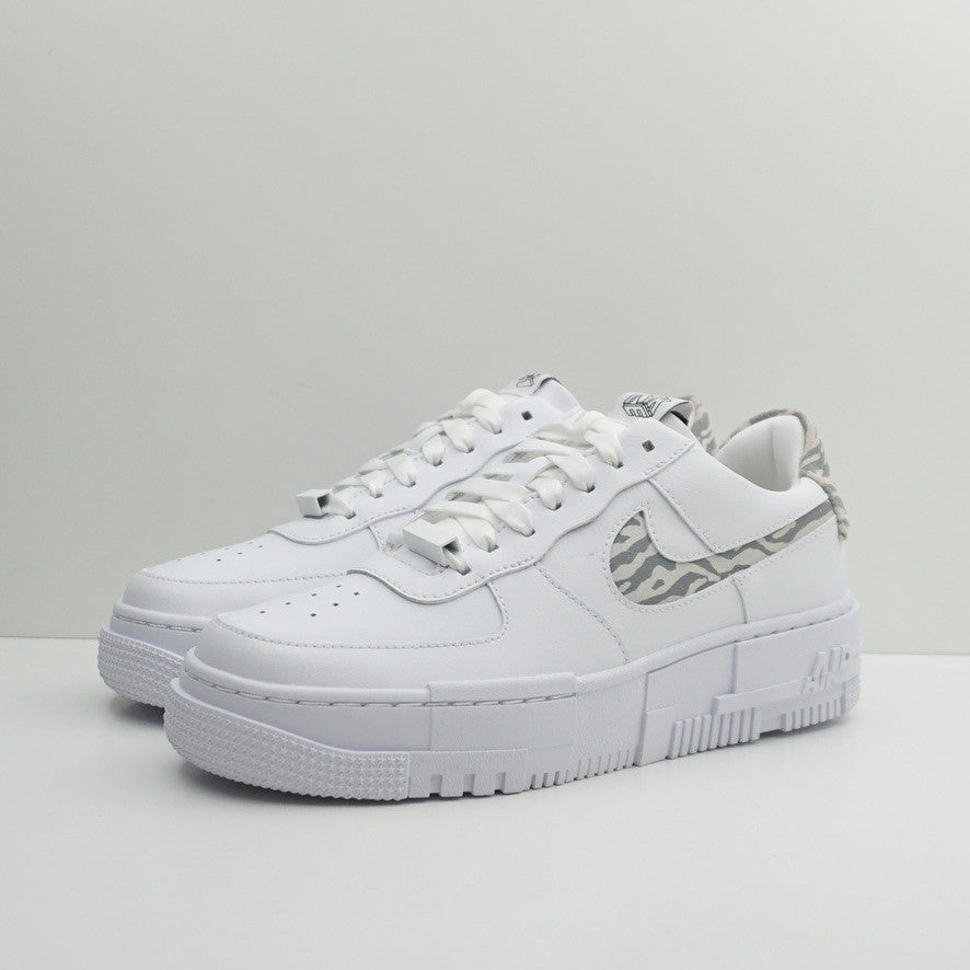 Nike Air Force 1 Low Pixel SE White Zebra (W)
