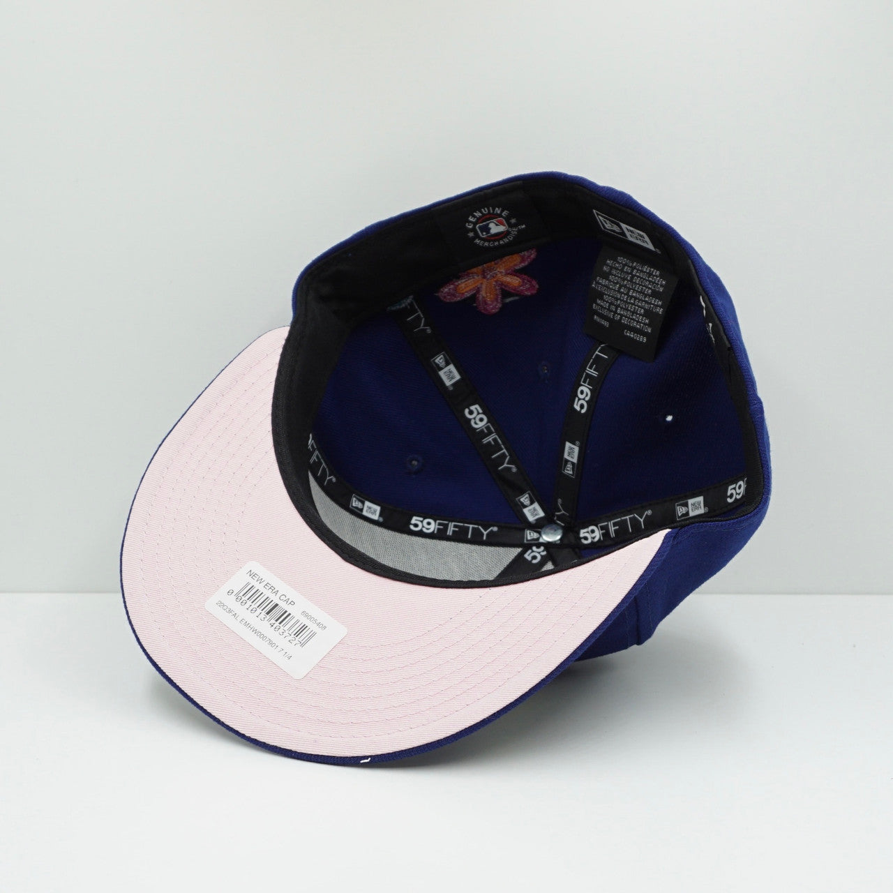 New Era Los Angeles Dodgers Blue Floral Fitted Cap