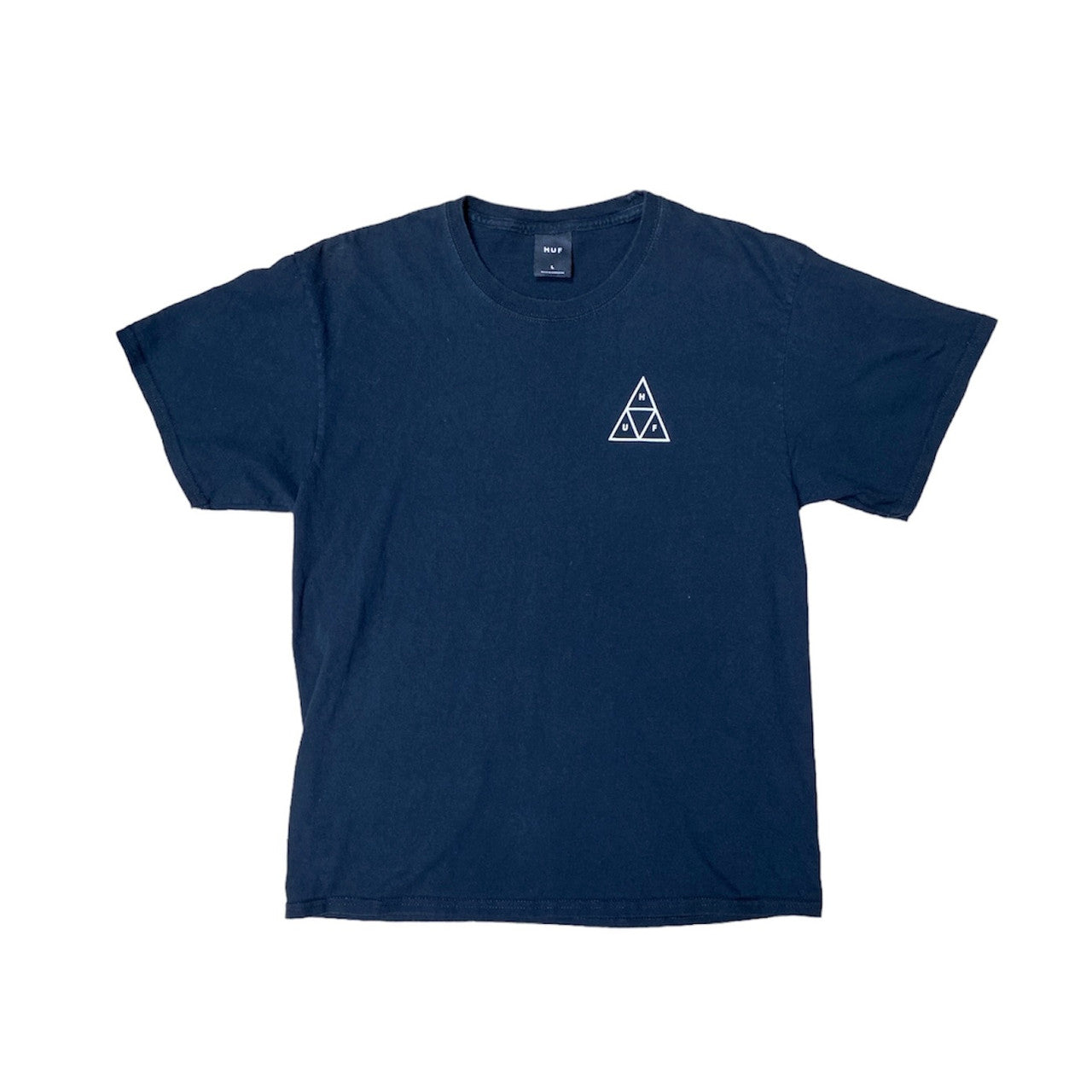 HUF Triangle Logo Black Tshirt