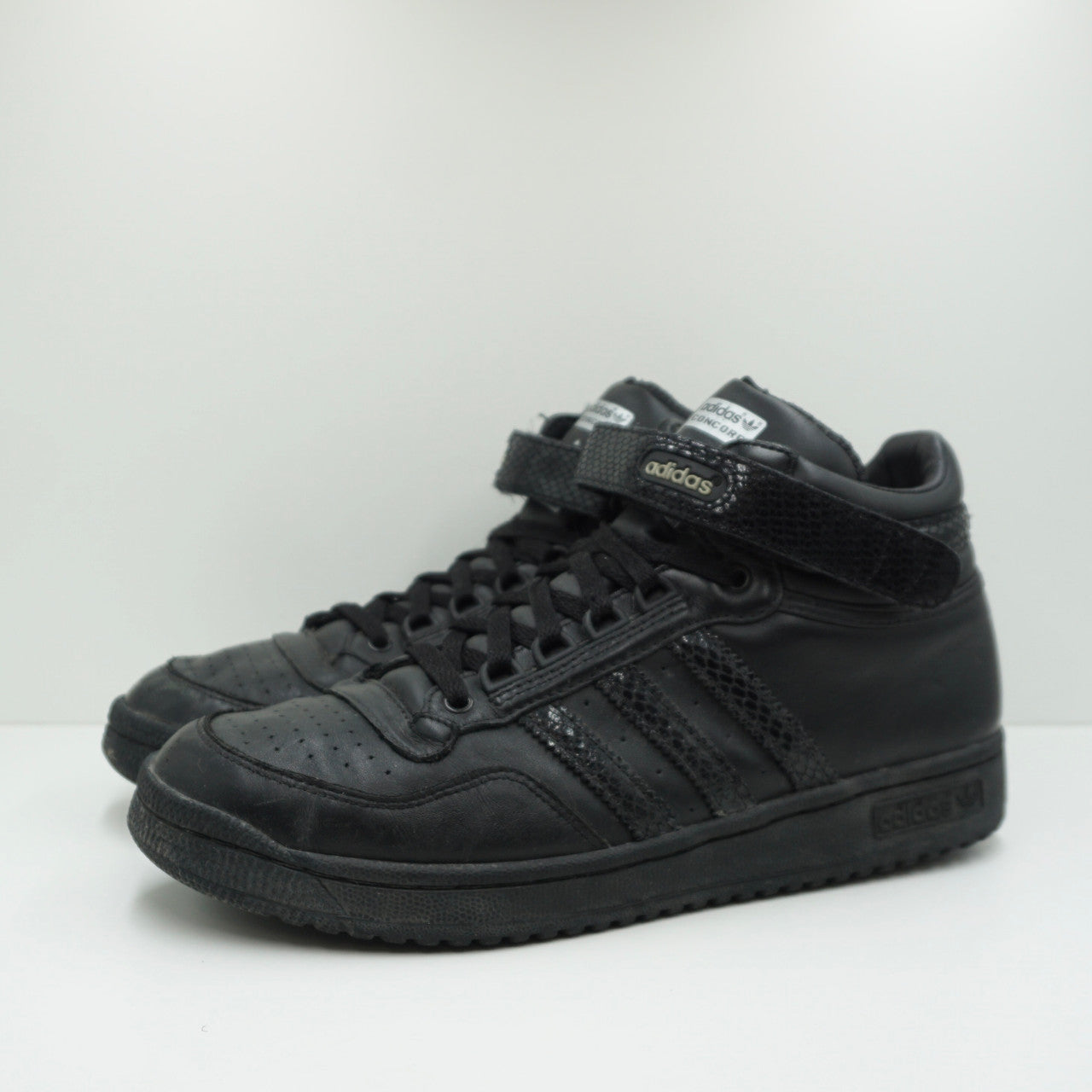 Adidas Concord High Black Snakeskin