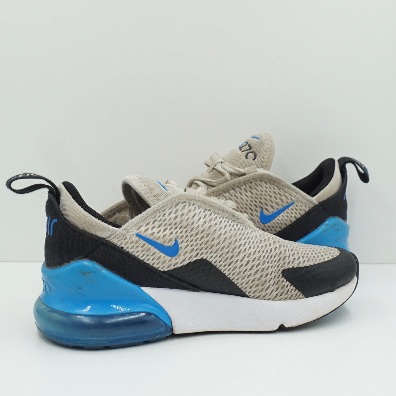 Nike Air Max 270 White Signal Blue (PS)