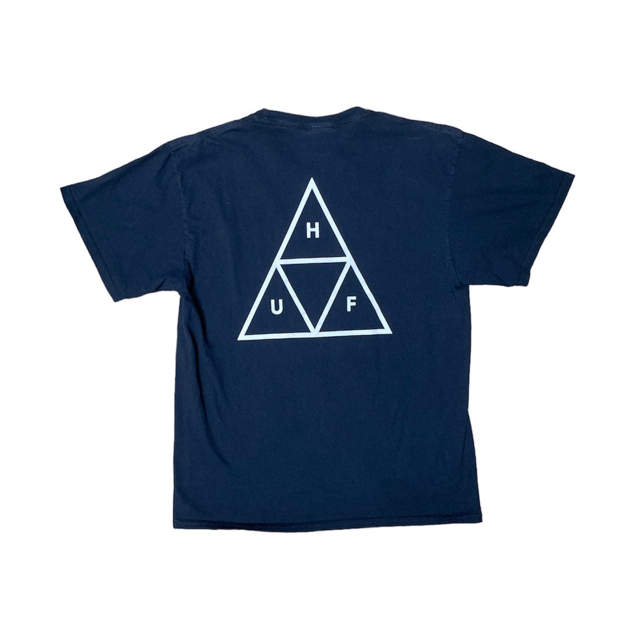 HUF Triangle Logo Black Tshirt