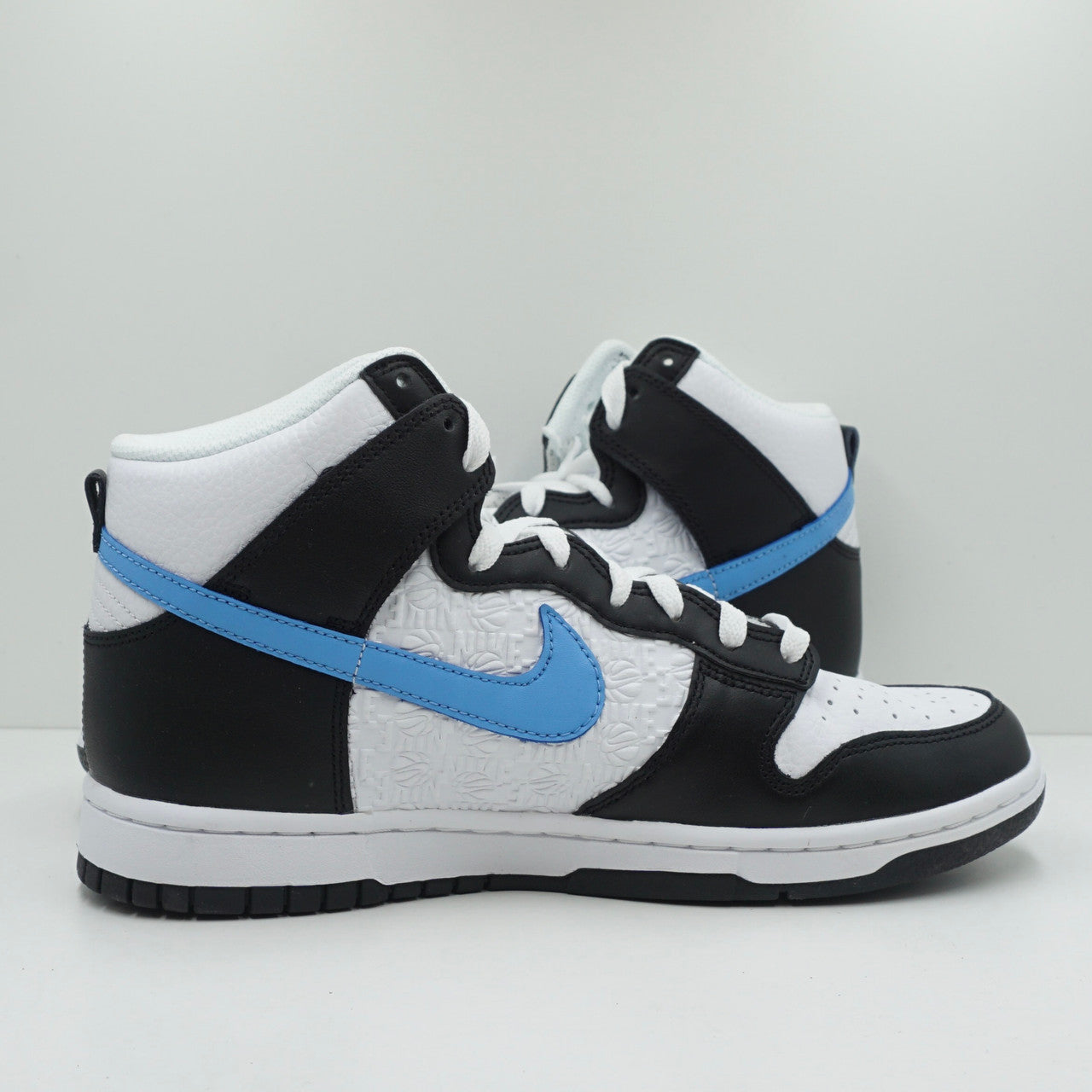 Nike Dunk High Retro FLC Black University Blue White