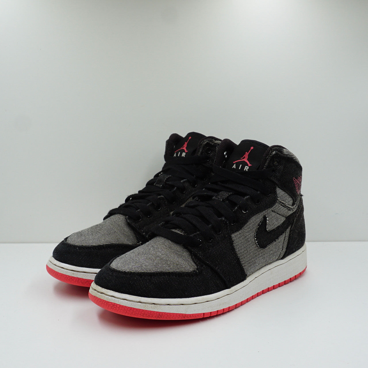 Jordan 1 Canvas High Alarming White (GS)