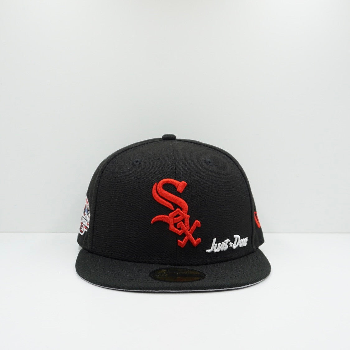 New Era White Sox Black Red Just Don Fitted Cap
