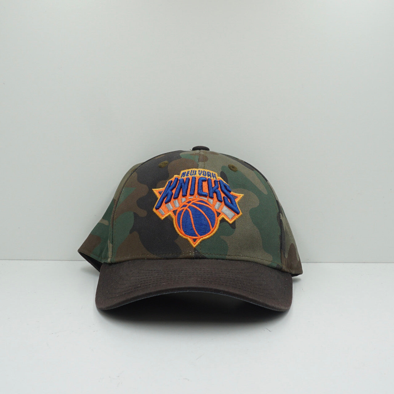 Adidas New York Knicks Camo Snapback Cap