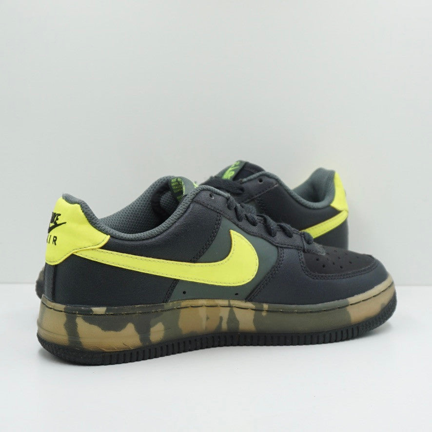 Nike Air force 1 Low Camo Volt (GS)