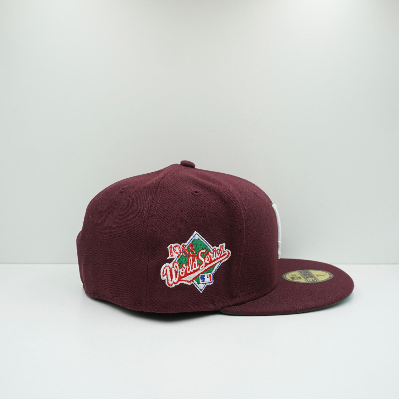 New Era LA Dodgers Maroon Fitted Cap
