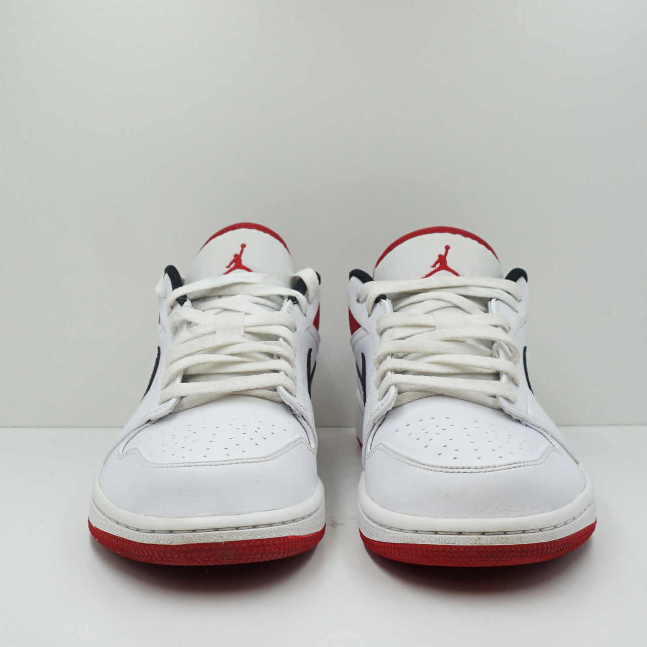 Jordan 1 Low White University Red Black