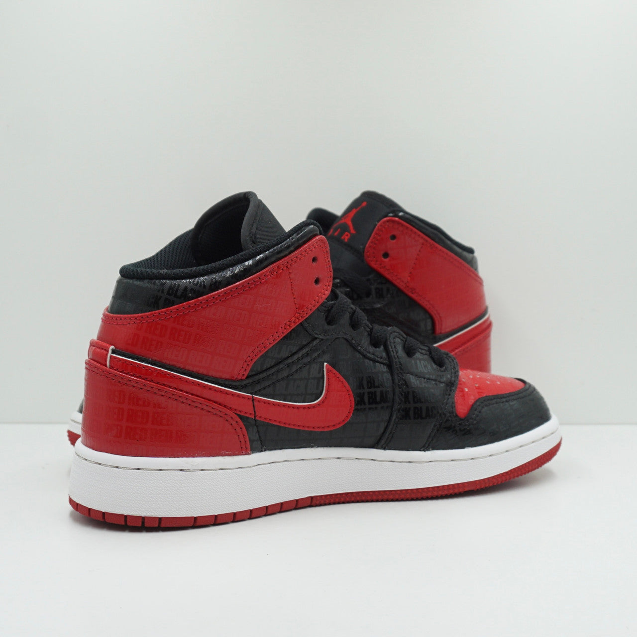 Jordan 1 Mid Bred Text (GS)