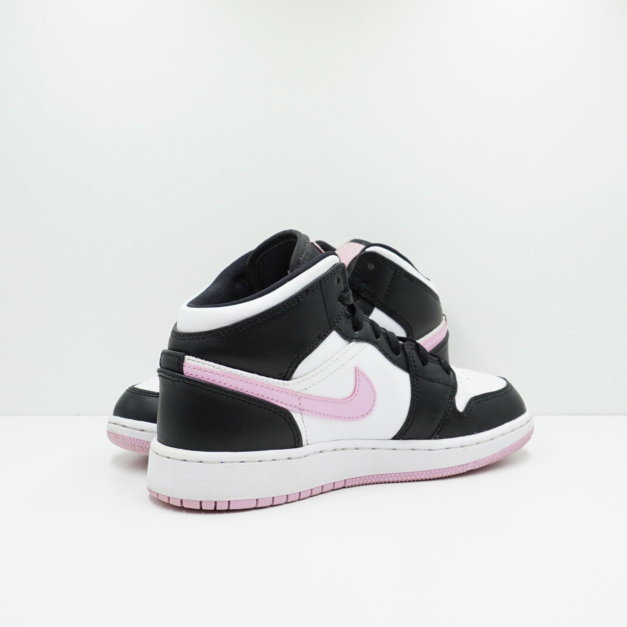 Jordan 1 Mid White Black Light Arctic Pink (GS)