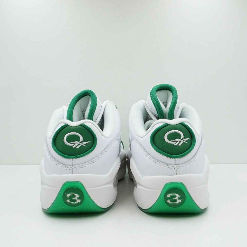 Reebok Question Low Green Toe