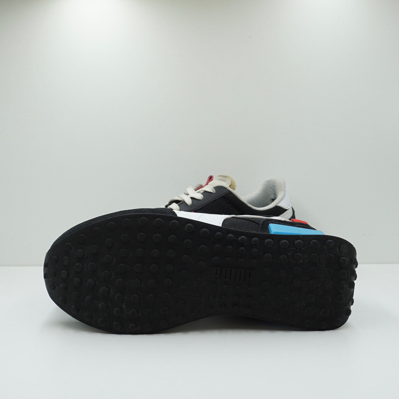 Puma Future Rider Play On Black Red Blue