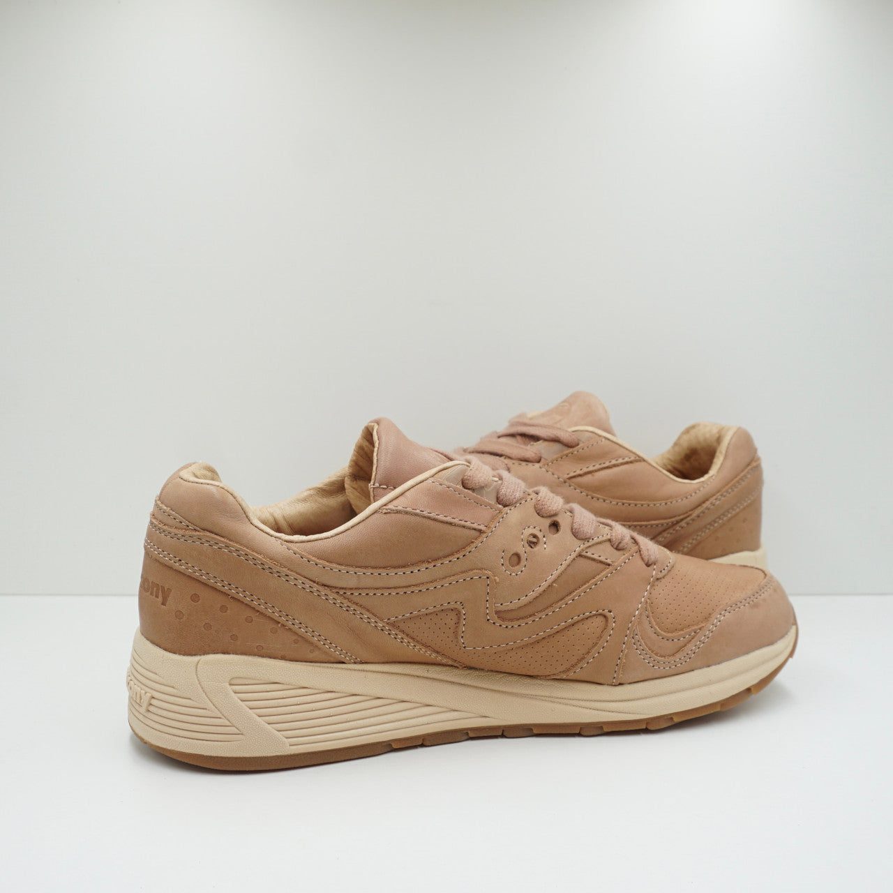 Saucony Grid 8000 Tan Leather Sample