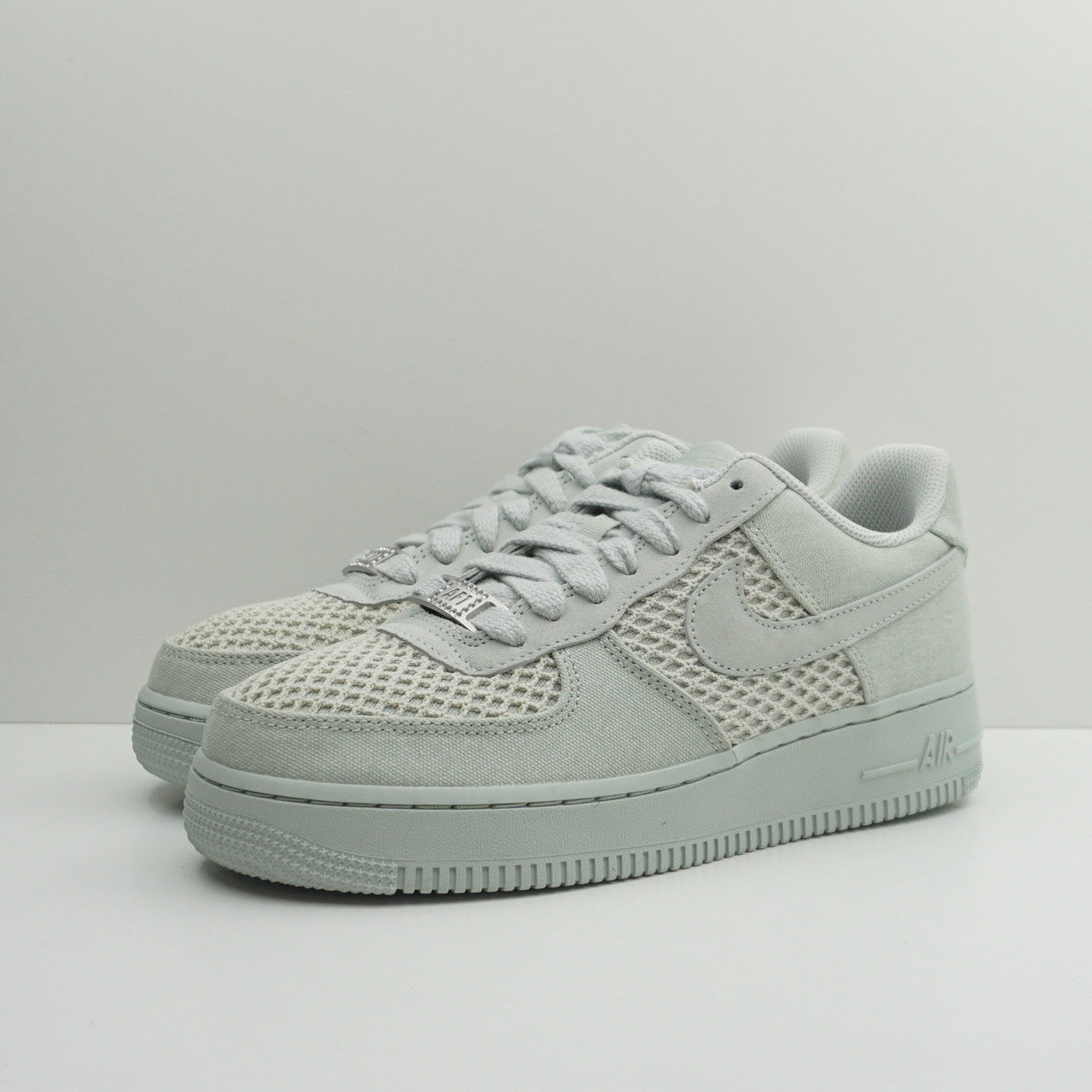 Metallic Mesh Air Force One Mesh Nike Air Force Low Grey Mesh (W)
