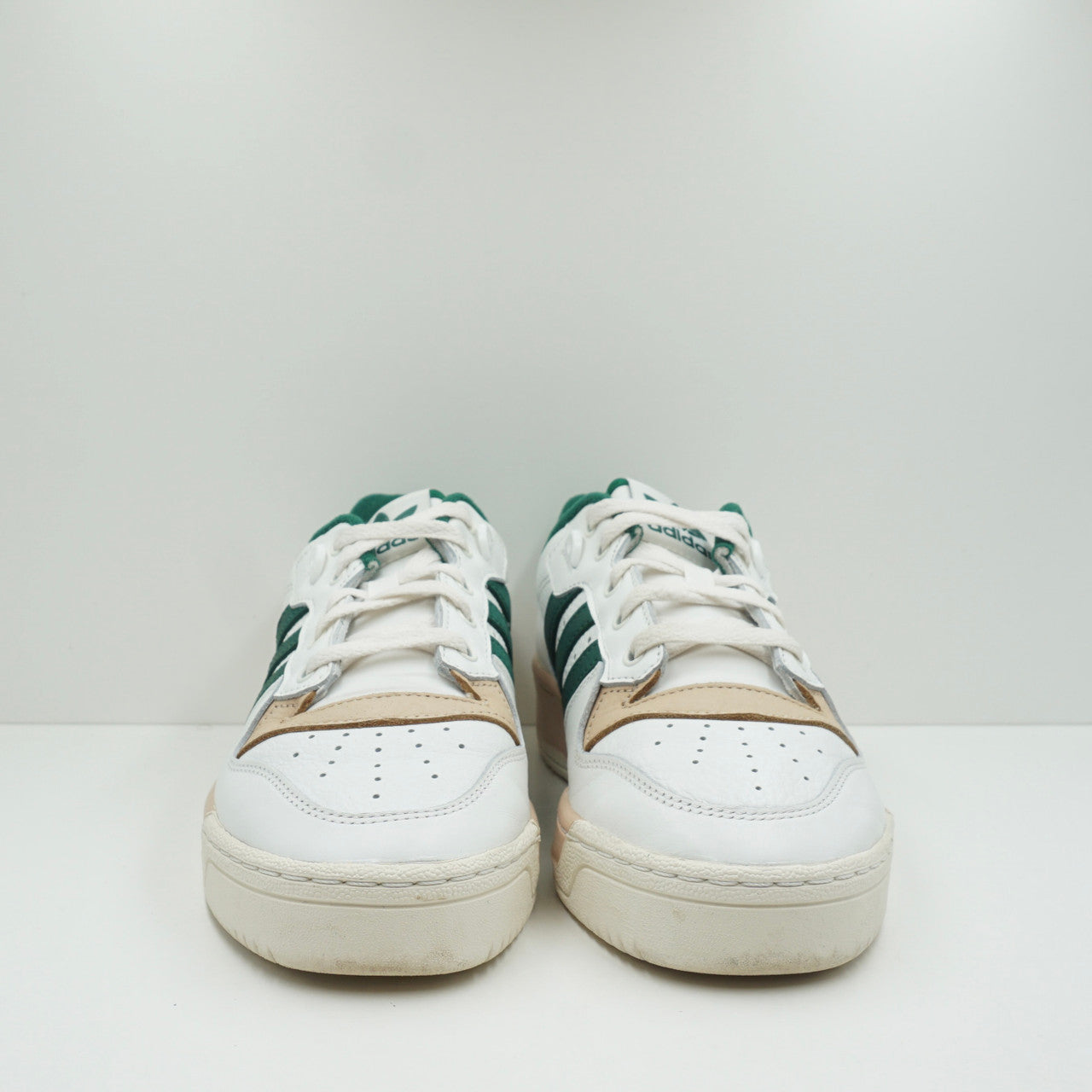 Adidas Rivalry Low Core White Dark Green