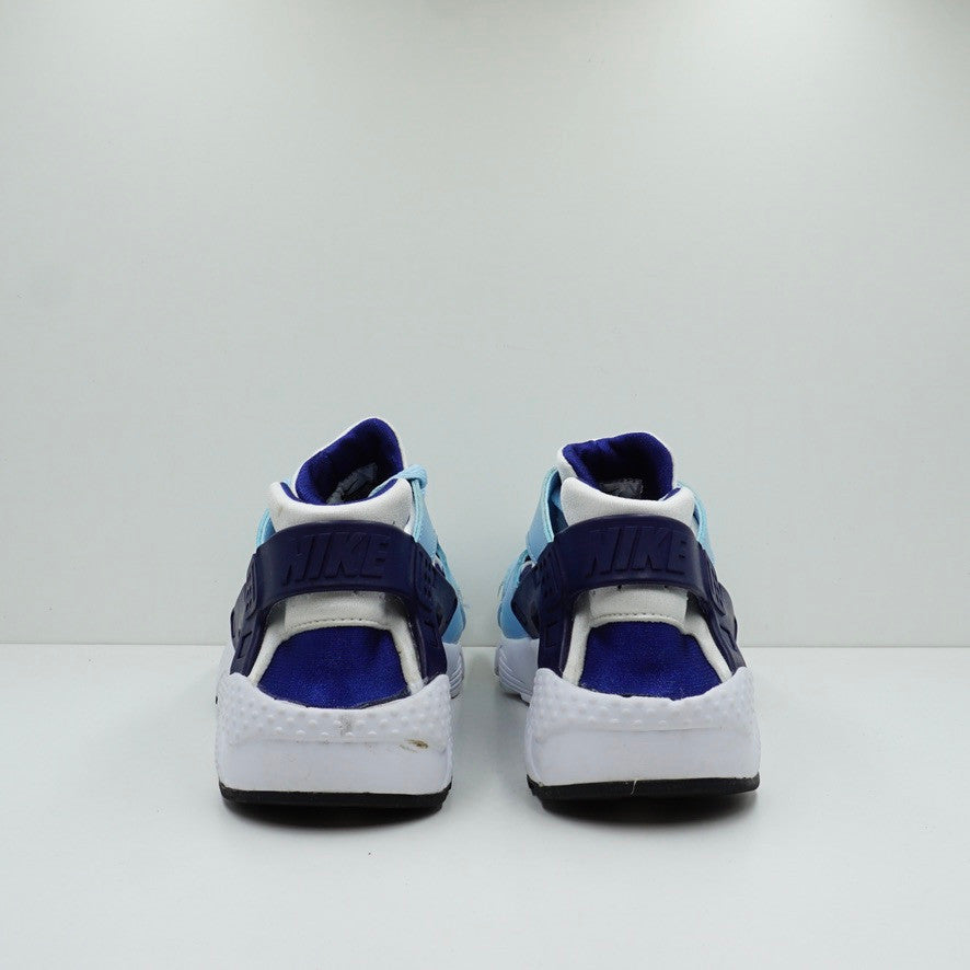 Huarache White Deep Royal Blue (GS)