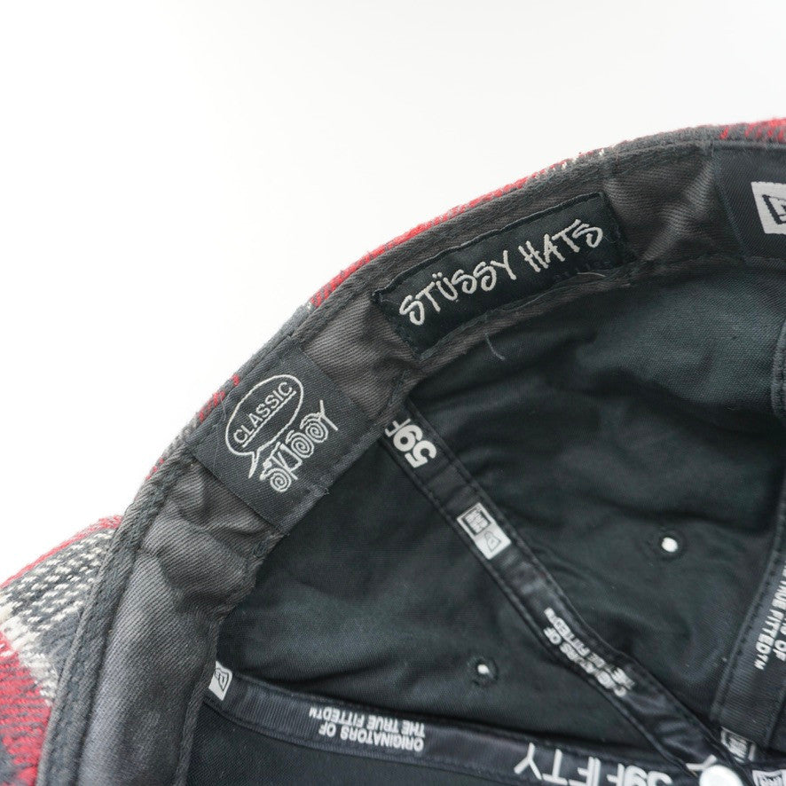 New Era Stussy Plaid Fitted Cap